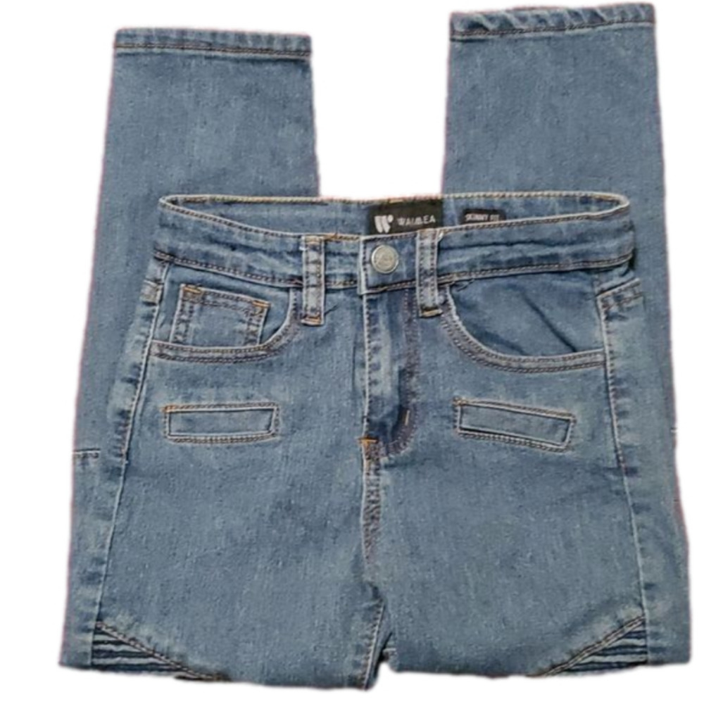Waimea Boys Stylish Moto Skinny Jeans Size 6
